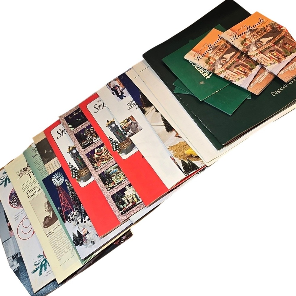 Department 56 Magazines & Collector's Guides Miscellaneous Lot of Vintage